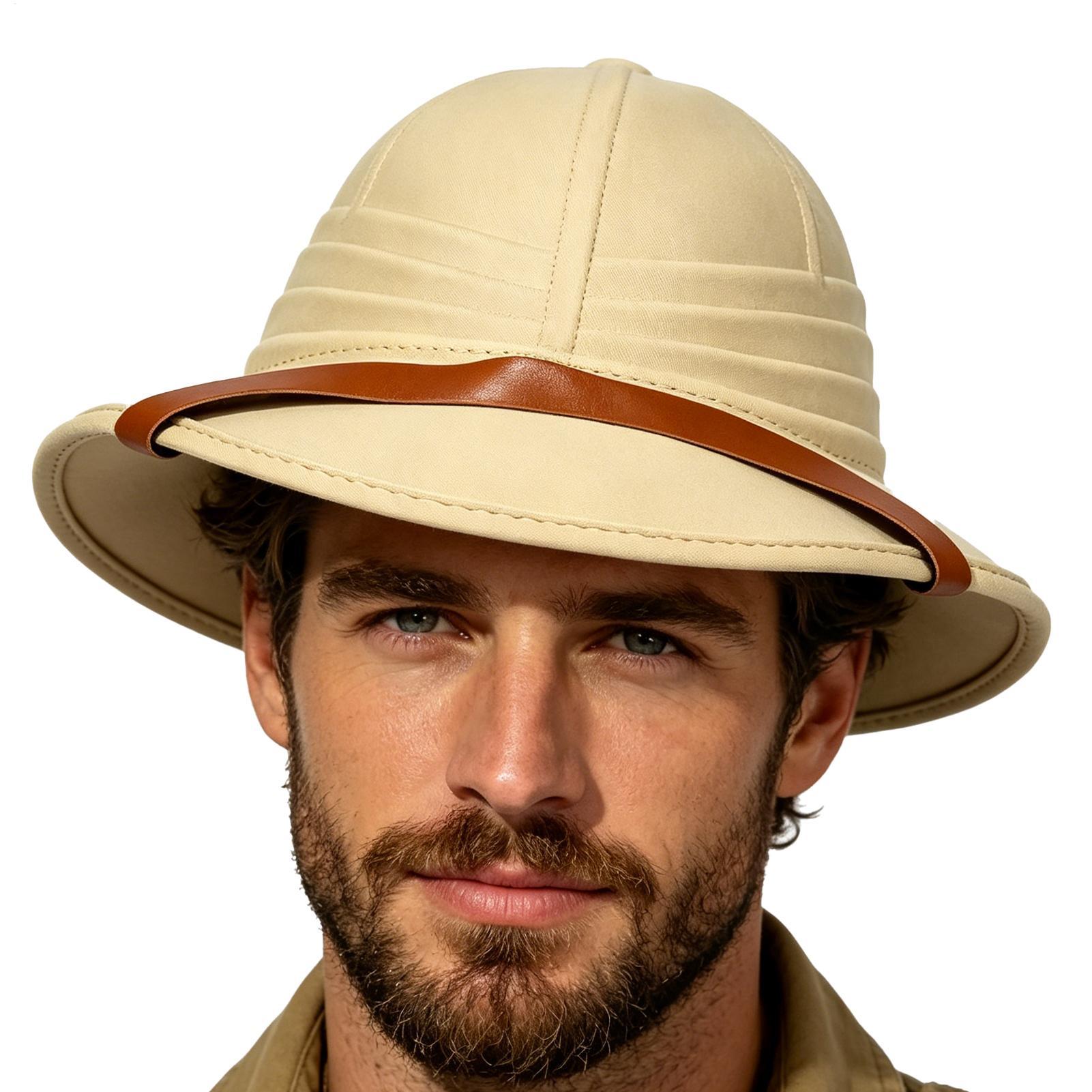 Bucket Hat Straw - 1pc Fashion Women Men British Explorer