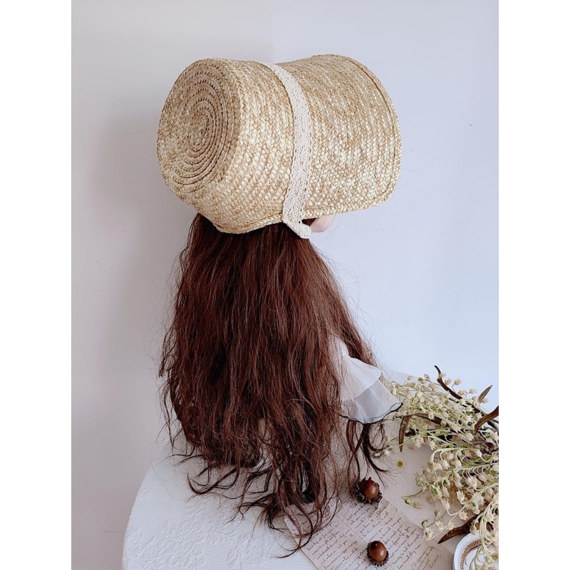 Sweet Girl Sun LolitaStyle Sum - Bucket Hat Straw 评论和价格
