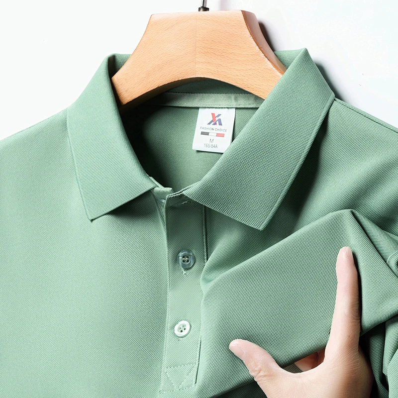Men's Fashion Solid Short Slee - Polo Shirt Pique 评论和价格