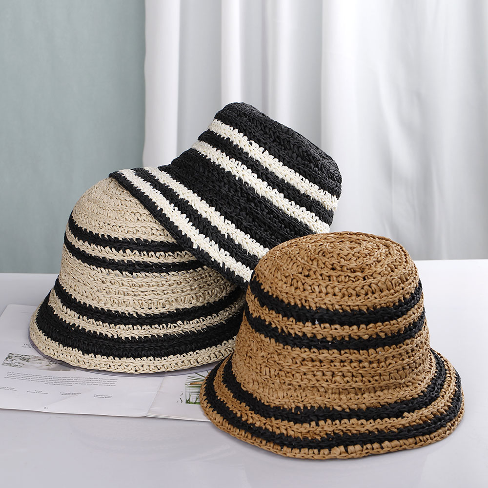 women's beach hat Bucket hat w - Bucket Hat Straw 评论和价格