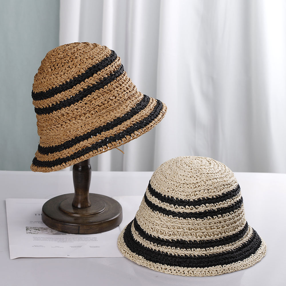 women's beach hat Bucket hat w - Bucket Hat Straw 评论和价格