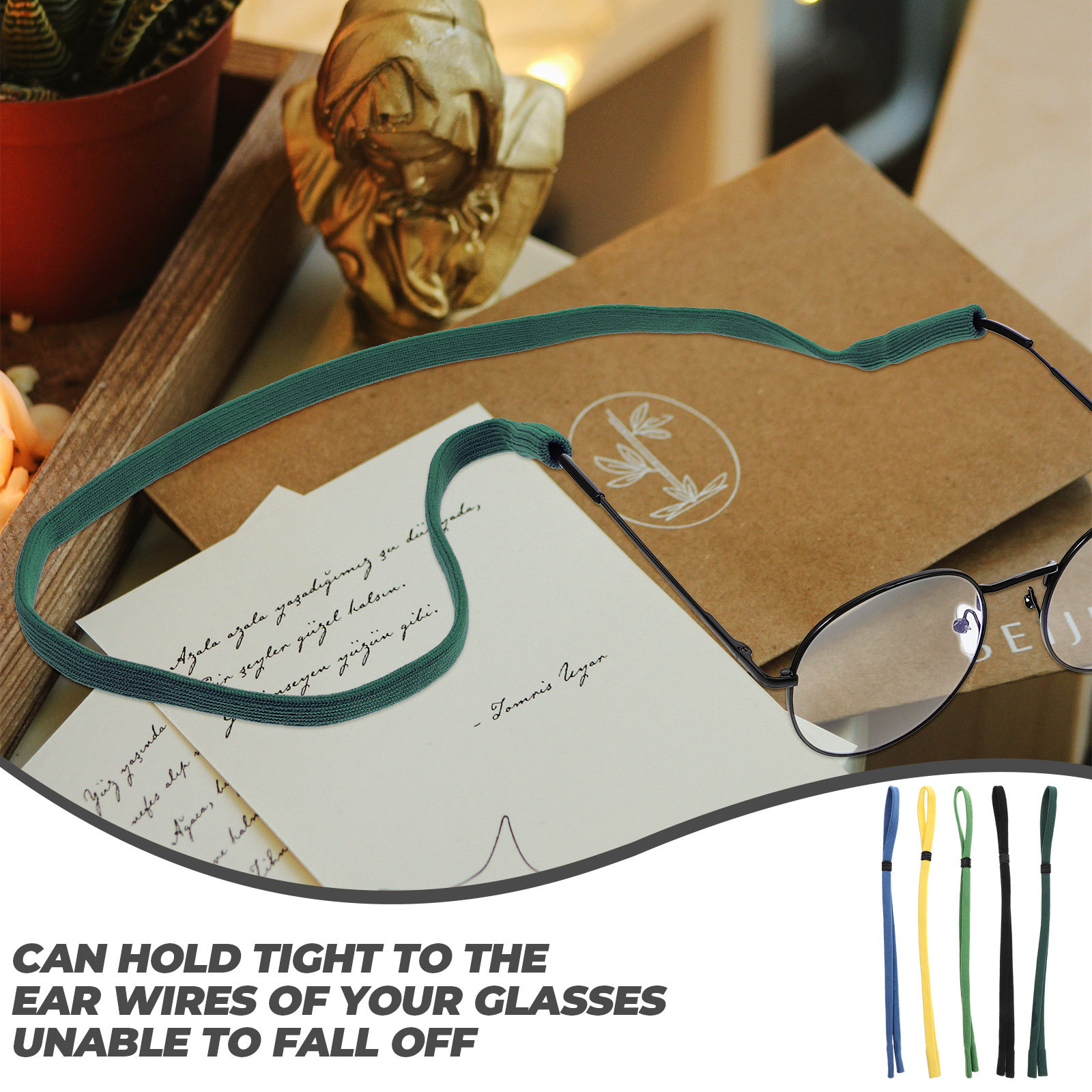 5Pcs Eyeglasses Strap Non Slip - Sunglass Retainer Cord 评论和价格