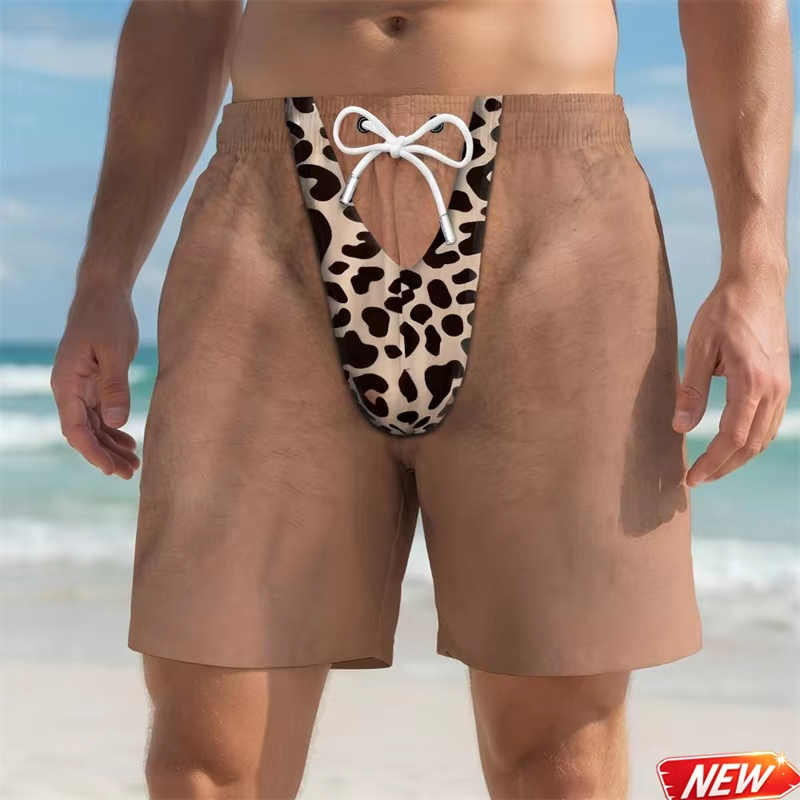 Funny Swim Trunks 3d Print Leo - Trunks Board Surf 评论和价格