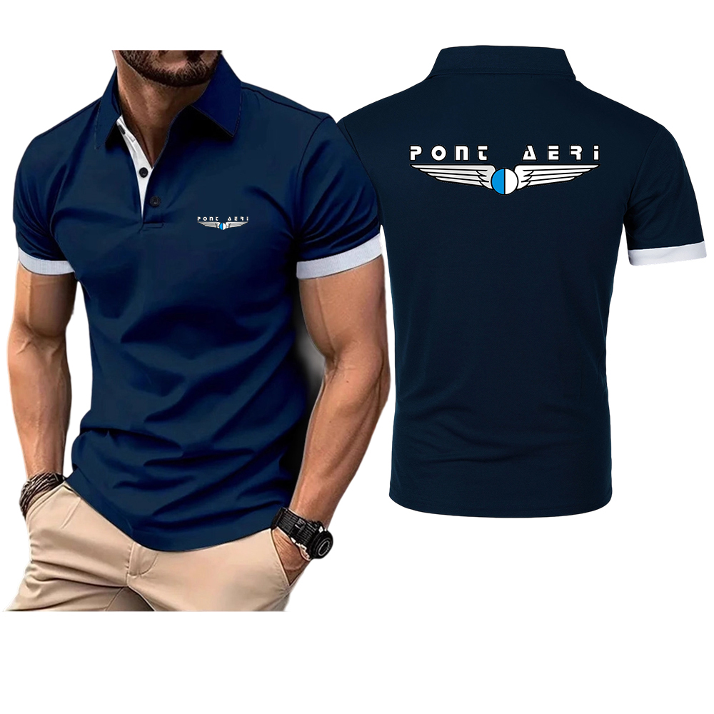 Disco Logo Pont Aeri CH Men's  - Polo Shirt Pique 评论和价格