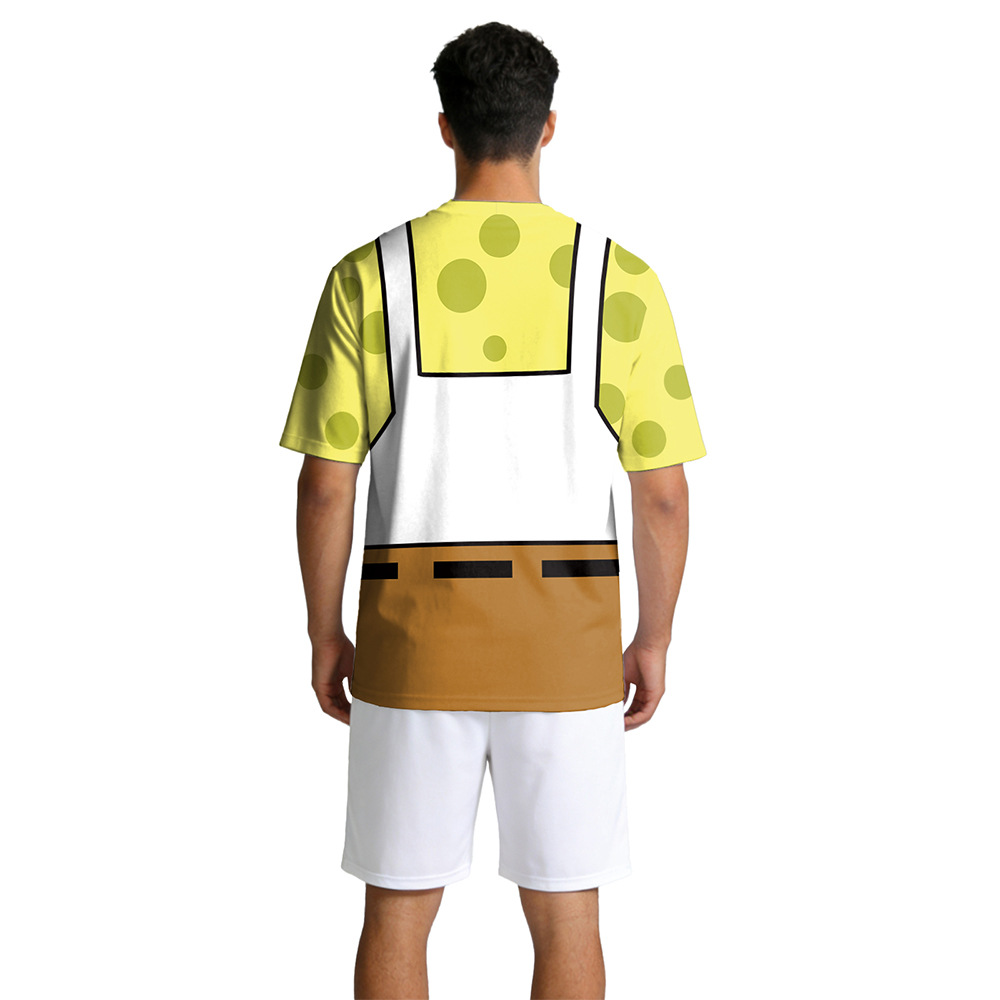Sponge & Patrick Star Cosplay  - Tee Graphic Print 评论和价格